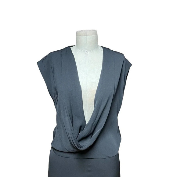 Diane von Furstenberg Reara Silk Dress Black Size 2 - Picture 2 of 10